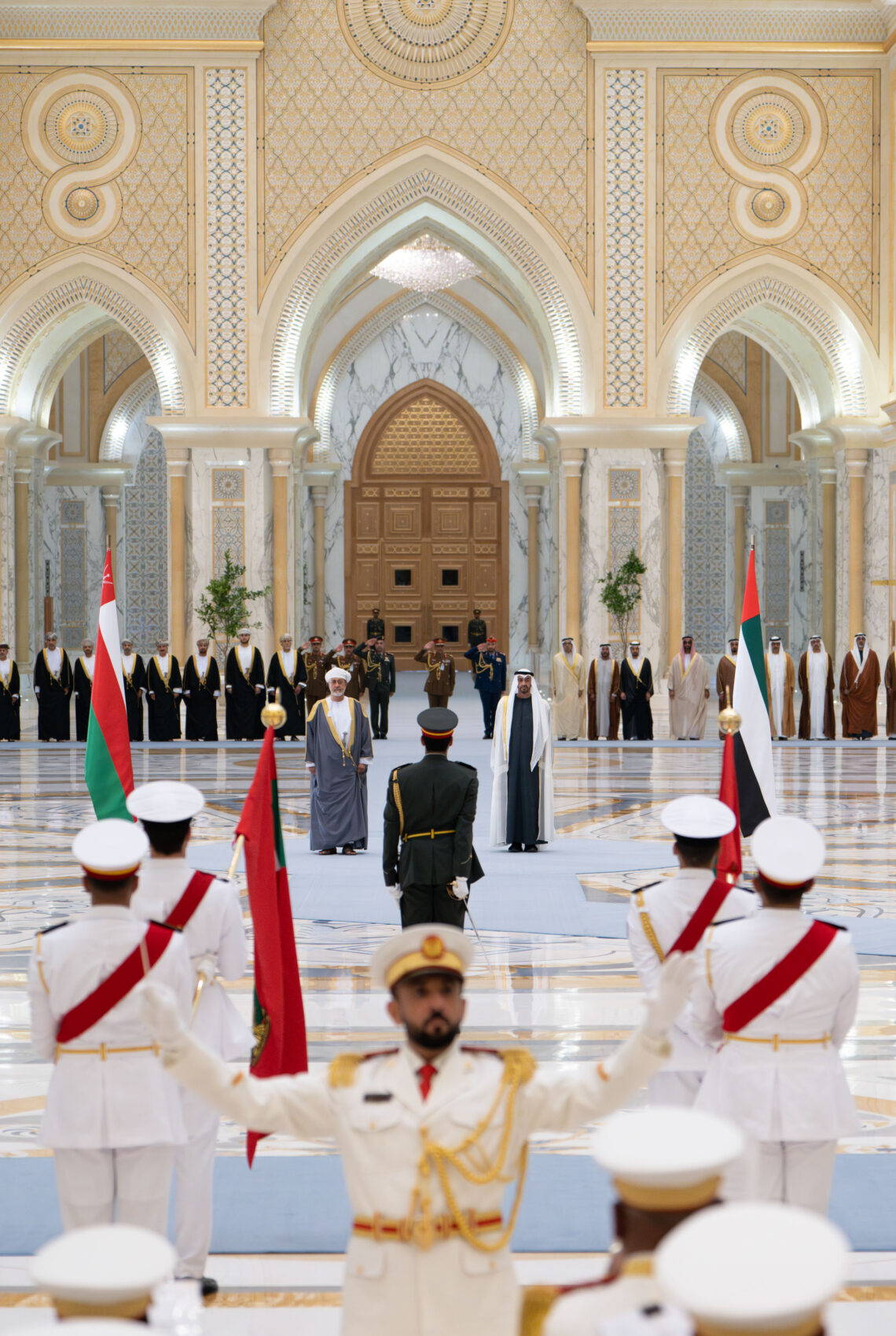 بيان مشترك عن زيارة جلالة السلطان لدولة الإمارات العربية المتحدة