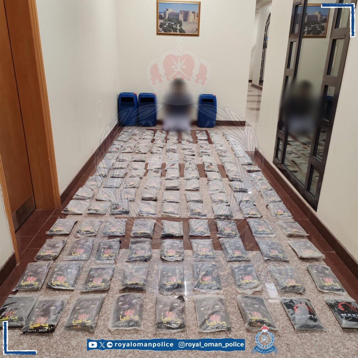 القبض على شخص بحوزته كمية كبيرة من مخدر الحشيش