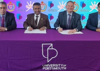 توقيع اتفاقية الارتباط الأكاديمي بين الكلية العسكرية التقنية وجامعة بورتسموث البريطانية