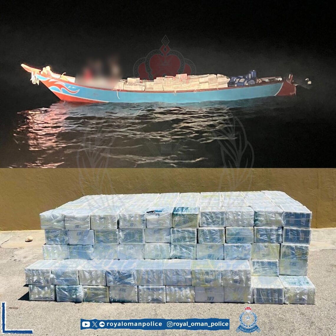 ضبط 3 أشخاص أثناء محاولتهم تهريب كمية كبيرة من السجائر الممنوعة