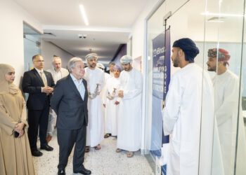 الأمين العام للأمم المتحدة يزور مركز الشباب