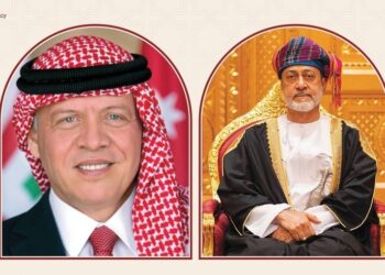 جلالة السلطان يهنّئ ملك الأردن بذكرى توليه العرش
