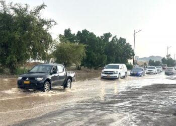المضيبي تسجل أعلى كمية أمطار خلال يومين