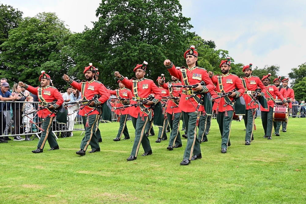 موسيقى الجيش السلطاني تحقق المركز الأول في مسابقة باسكتلندا