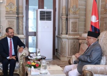 وزير الخارجية يلتقي رئيس وزراء جمهورية نيبال