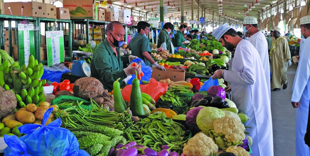 أكثر من 110.3 مليون ريال عُماني واردات سلطنة عُمان من الخضروات والفاكهة بنهاية مايو