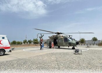 سلاح الجو السلطاني ينفذ عملية إجلاء طبي لطفل في حالة حرجة