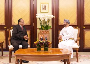 السيد وزير الخارجية يودع سفير سريلانكا