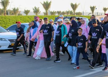 بشعار “لا أحد يحارب وحده”.. “نماء للتوزيع” تشارك في المسير السنوي للجمعية العمانية للسرطان