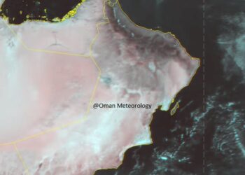 الأرصاد العمانية: فرص هطول أمطار متفرقة ورعدية على هذه المناطق