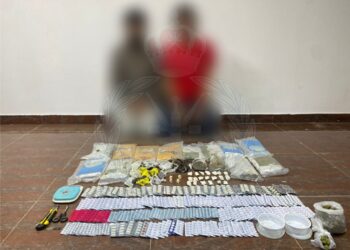 القبض على شخصين بحوزتهما كميات كبيرة من المواد المخدرة