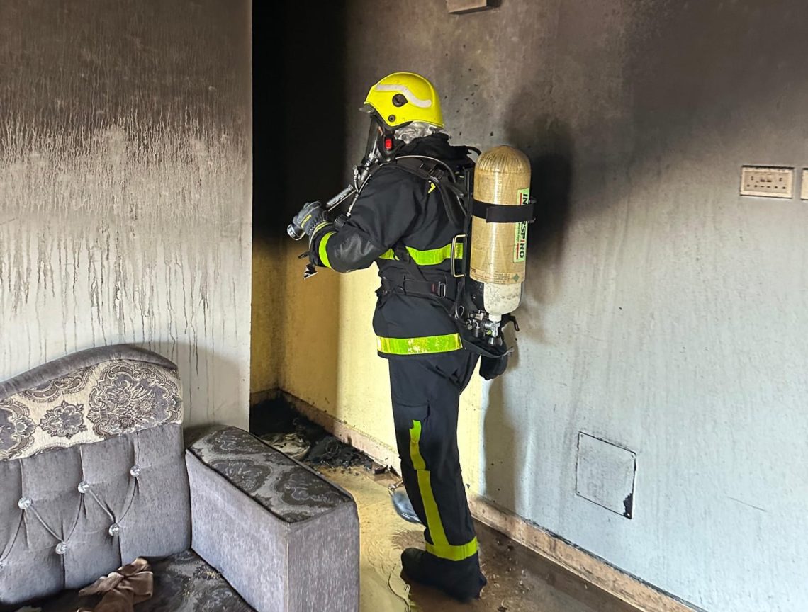 وفاة طفلين نتيجة حادث حريق منزل في المضيبي