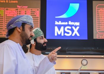 بورصة مسقط تسجل 130 مليون ريال مكاسب أسبوعية