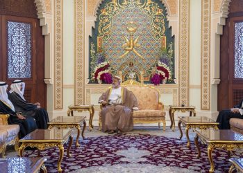 جلالة السلطان يستقبل رئيس المجلس الوطني الاتّحادي بالإمارات