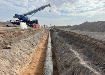 إنجاز 10% من مشروع شبكات توزيع المياه بإزكي