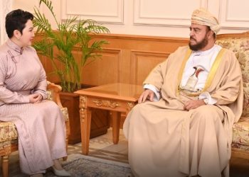 السيد أسعد يستقبل وزيرة خارجية منغوليا