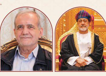 جلالة السلطان المعظم يهنئ رئيس إيران