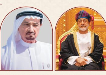 جلالة السلطان المعظم يعزي حاكم إمارة عجمان