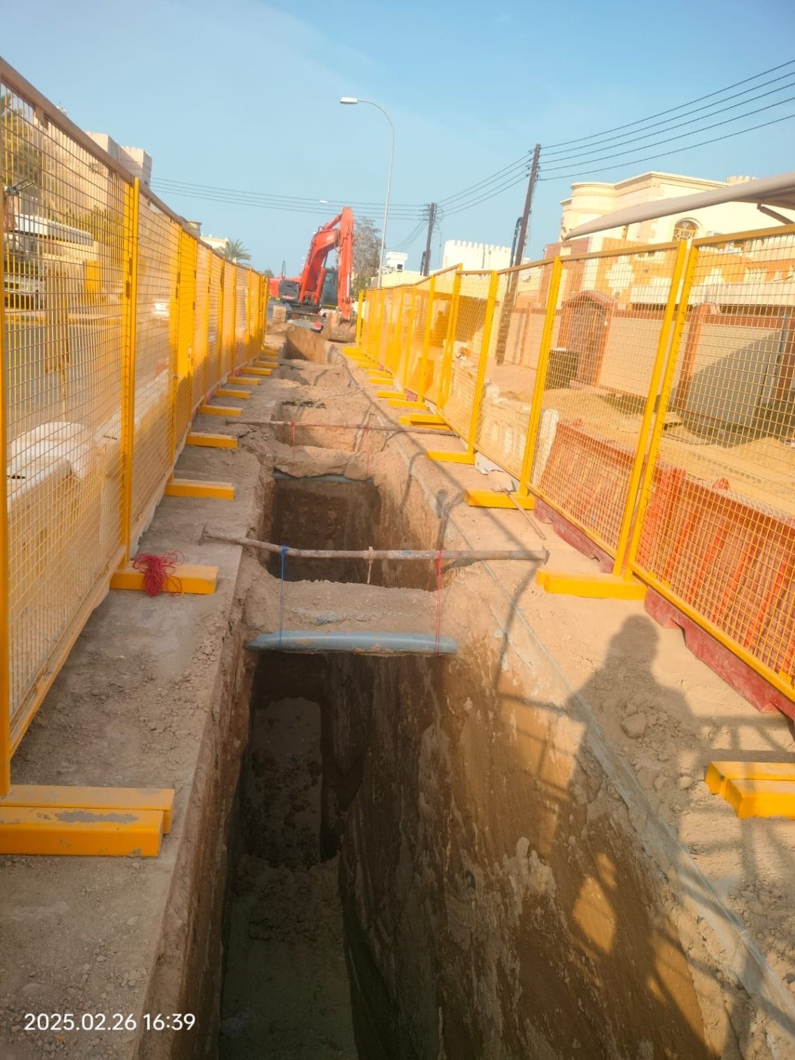 إنجاز 25% من المرحلة الثالثة لمشروع استكمال شبكة الصرف الصحي بصحار