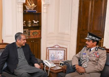 المفتش العام للشرطة والجمارك يستقبل وزير الداخلية الباكستاني