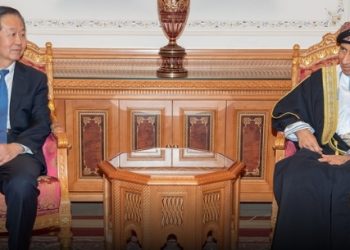 السيد فهد يستقبل رئيس اللجنة الدائمة للمجلس الوطني لنواب الشعب الصيني