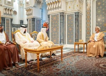 جلالة السلطان المعظم يستقبل ولي عهد دبي