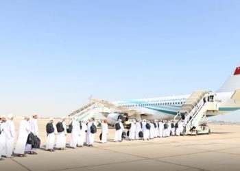 بعثة الحج العسكرية تتوجه إلى الديار المقدسة