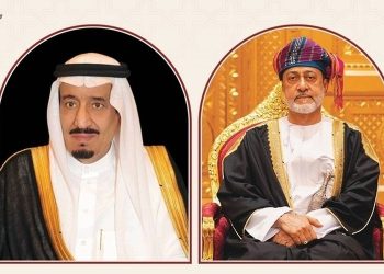 جلالة السلطان المعظم يعزي خادم الحرمين الشريفين