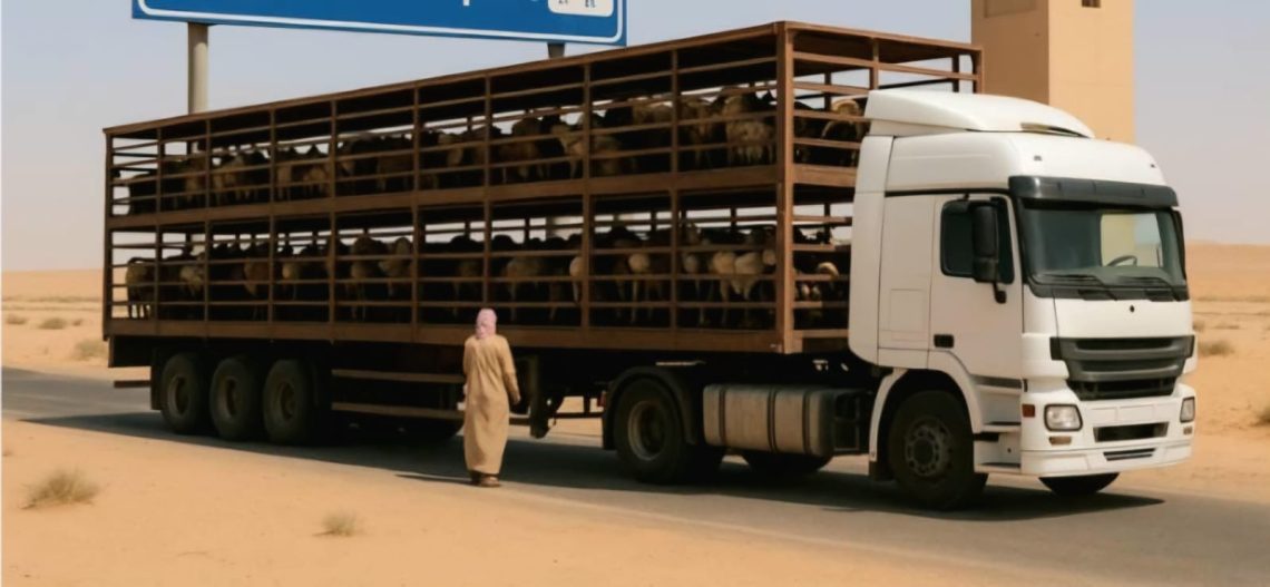 زراعية الظاهرة تستعرض آليات تصدير الحيوانات الحية إلى السعودية عبر منفذ الربع الخالي