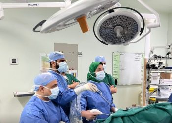 فريق طبيٌّ يتمكّن من إجراء عملية دقيقة لطفل مصاب برتق القنوات الصفراوية