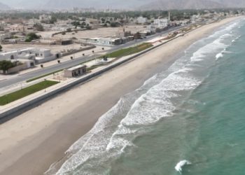 %98.5 نسبة الإنجاز في مشروع تطوير الواجهة البحرية بولاية دبا