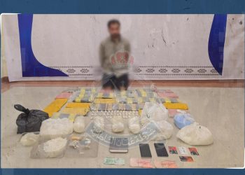 القبض على شخص قبل ترويج كميات كبيرة من المخدرات في بركاء