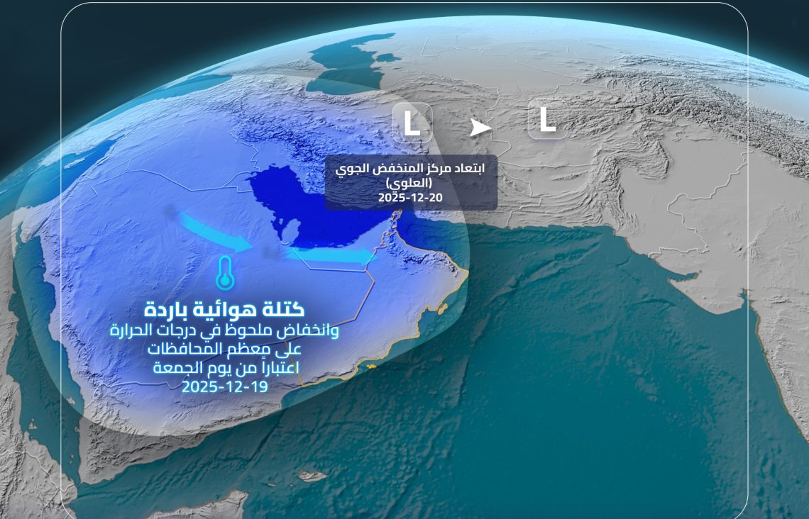 رسميا.. اليوم بدء أولى موجات البرد بسلطنة عمان