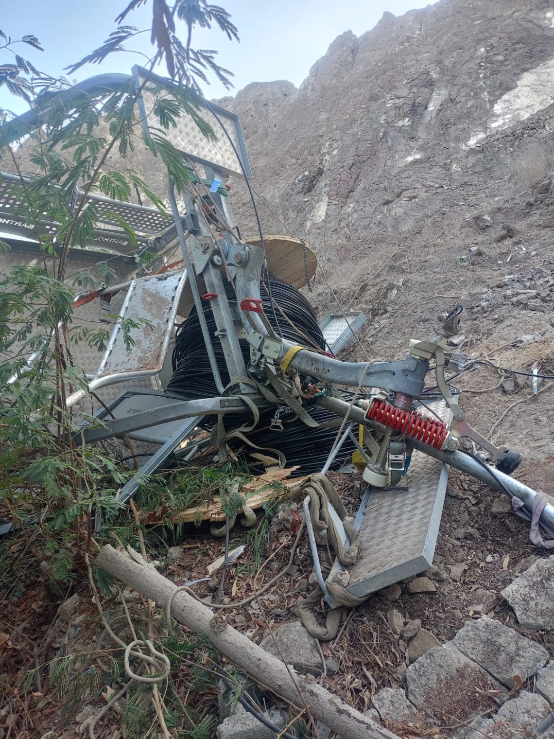 عاجل .. وفاة شخصين أثناء تنفيذ أعمال مشروع “تلفريك مطرح”