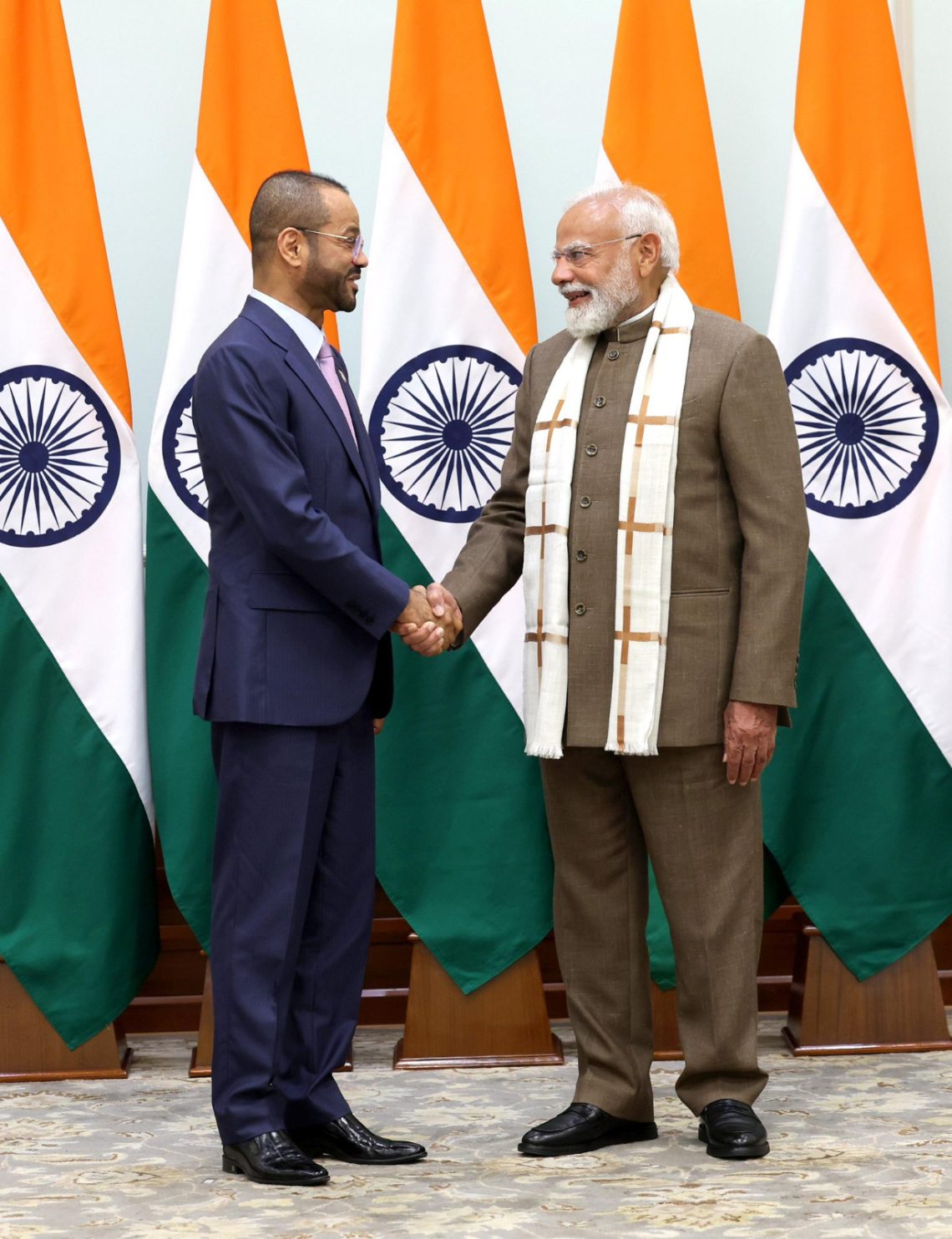 السيد وزير الخارجية يلتقي رئيس الوزراء الهندي