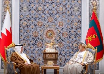 بالصور.. جلالة السُّلطان المعظم يستقبل ولي عهد البحرين