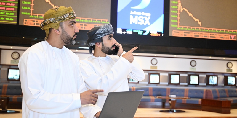 مؤشر بورصة مسقط يغلق مرتفعًا