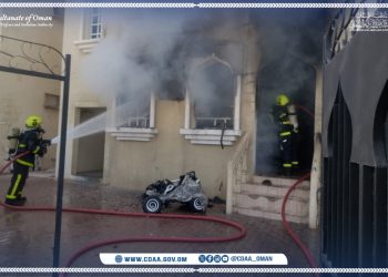 إصابة شخصين في حادث نشوب حريق بمنزل في سناو