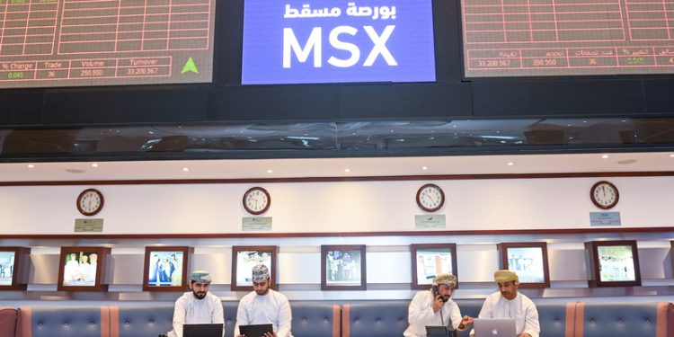 ارتفاع مؤشر بورصة مسقط بنهاية تداولات اليوم