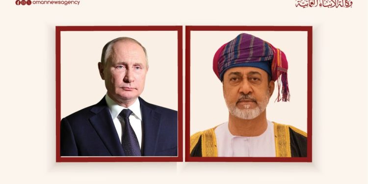 جلالة السلطان المعظم يهنئ الرئيس الروسي