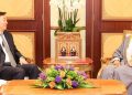 وزير الخارجية يستقبل المبعوث الخاص للحكومة الصينية لشؤون الشرق الأوسط