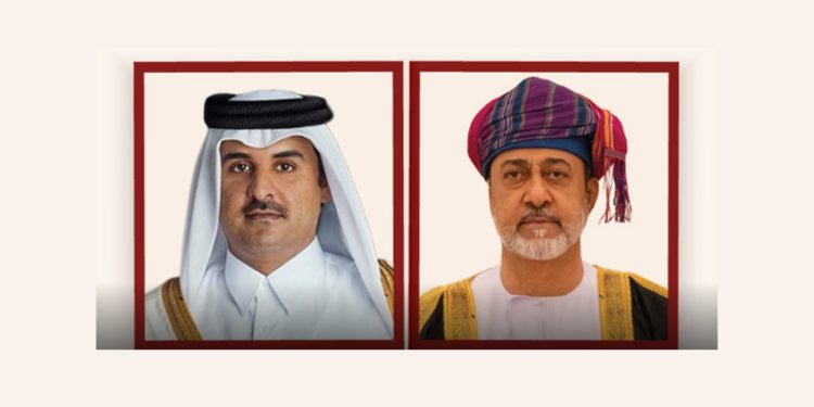 جلالة السلطان المعظم يعزي أمير قطر