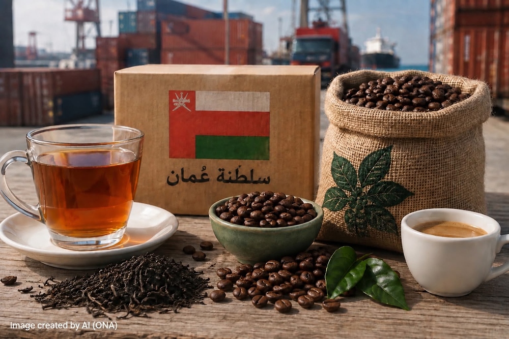 واردات الشاي والبن في سلطنة عُمان تتجاوز 49 مليون ريال عُماني