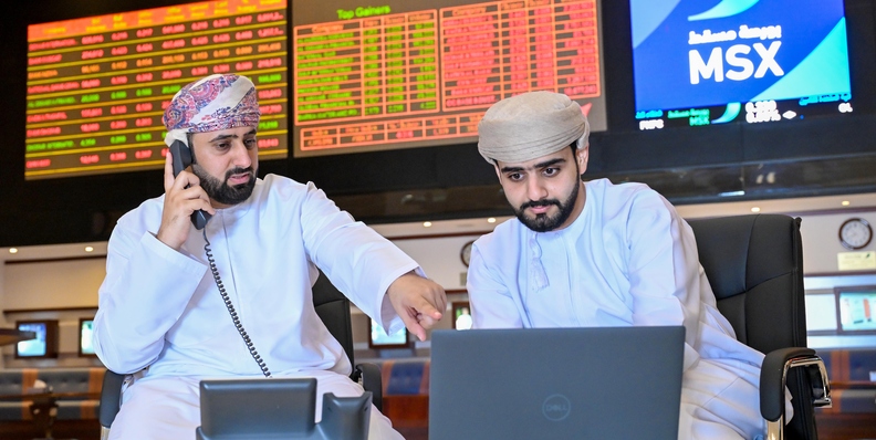 قيمة التداول ببورصة مسقط تتجاوز 6.9 مليار ريال عُماني بنهاية يونيو