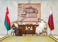 جلالة السُّلطان يقوم بزيارةٍ خاصّة لأمير قطر