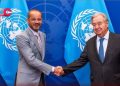 السيد وزير الخارجية يبحث مع أمين “الأمم المتحدة” الجهود الدبلوماسية لاحتواء الأزمات
