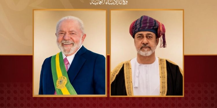جلالةُ‎ السُّلطان يهنئ لولا دا سيلفا ‎بمناسبة إعادة انتخابه رئيسا للبرازيل